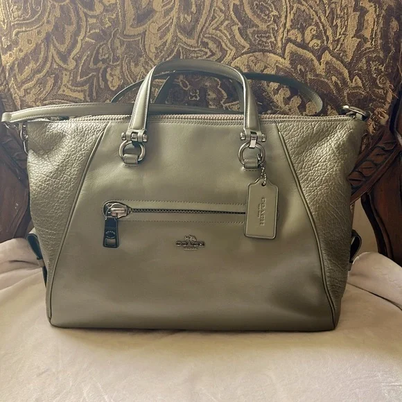 Coach Olive Green Satchel - Picture 9 of 10